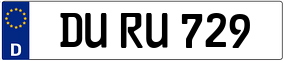 Truck License Plate